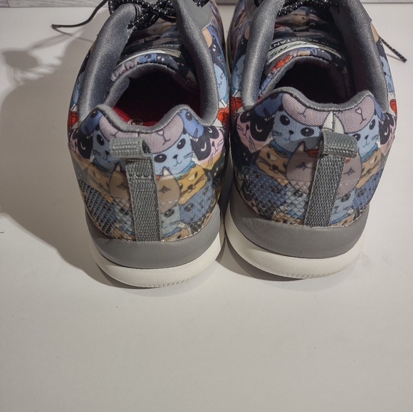 Skechers Comfort Flex HC Pro Womens Size 9 Cat Print - Picture 4 of 6